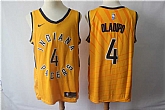 Pacers 4 Victor Oladipo Gold Nike Swingman Stitched NBA Jersey,baseball caps,new era cap wholesale,wholesale hats